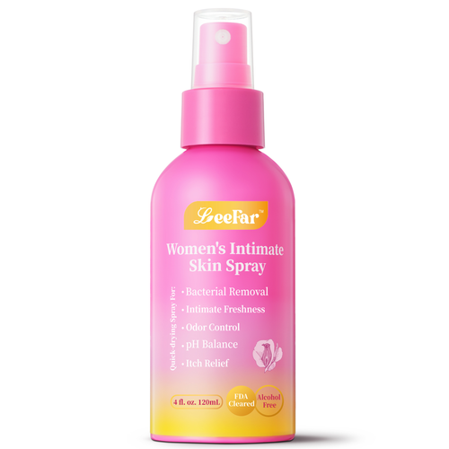 LeeFar Women’s pH Balance Intimate Spray – Feminine Mist for Odor Control & Itch Relief, Daily Hygiene Care, Gentle & Refreshing, Rinse-Free, Made in FDA Registered Facility